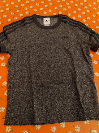 T-shirt Adidas laminata Argento XS