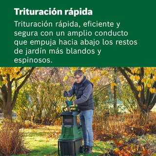 Trituradora de jardín eléctrica Bosch AXT 25 TC