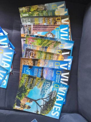 Lote de 46 revistas VIAJES de National Geographic