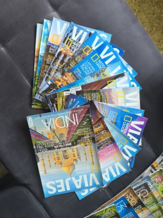 Lote de 46 revistas VIAJES de National Geographic