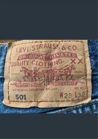 Shorts Levi's 501 Azules