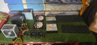 Piezas de ordenador: Fuentes, ventiladores, CD/DVD