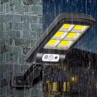 4 Faretti Solari LED Esterni con Telecomando