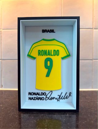 Quadro Ronaldo Il Fenomeno Brasile