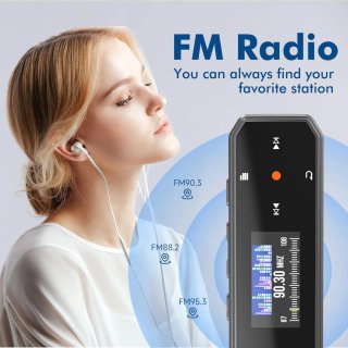 Reproductor MP3 32GB Bluetooth 5.3 Clip