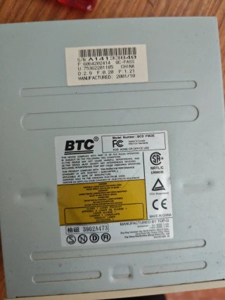 Lector CD/DVD y Grabador CD/DVD Beige