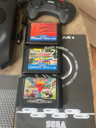 Sega Mega Drive II - Consola Negra