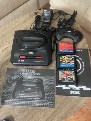 Sega Mega Drive II - Consola Negra