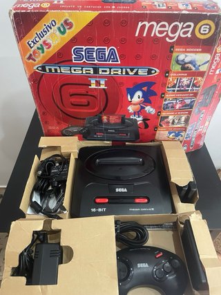 Sega Mega Drive II - Consola Negra