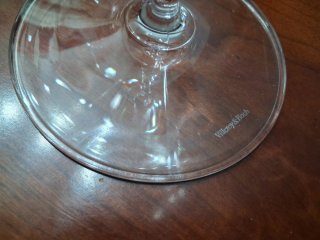 Copas de vino grandes de cristal