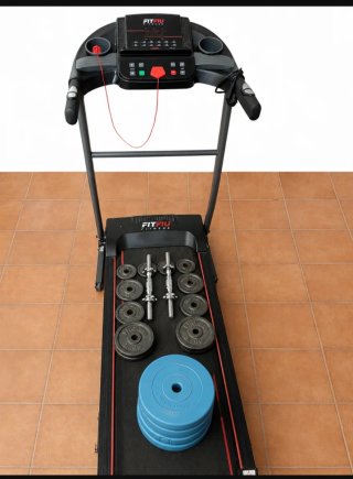 Cinta de correr FIT FIU + Mancuernas