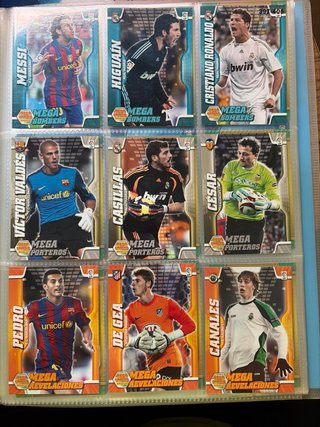 Colección Cromos Mega Cracks 2010-2011 Panini