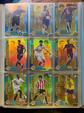 Colección Cromos Mega Cracks 2010-2011 Panini