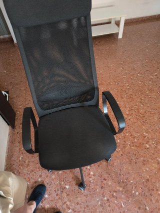 Silla de trabajo Ikea MARKUS Vissle gris