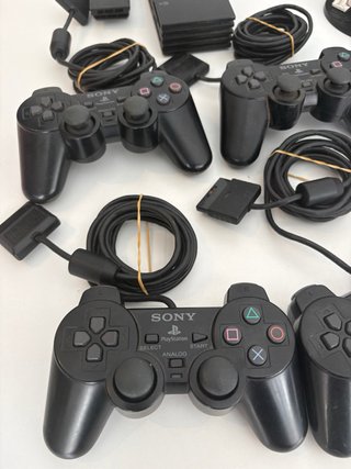 Lote 4 Mandos Dualshock 2 PS2 Y Multitap