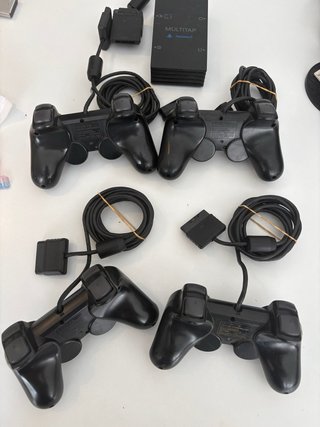 Lote 4 Mandos Dualshock 2 PS2 Y Multitap