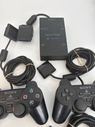 Lote 4 Mandos Dualshock 2 PS2 Y Multitap