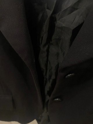 Black Blazer Cropped Coquette Chic Office...