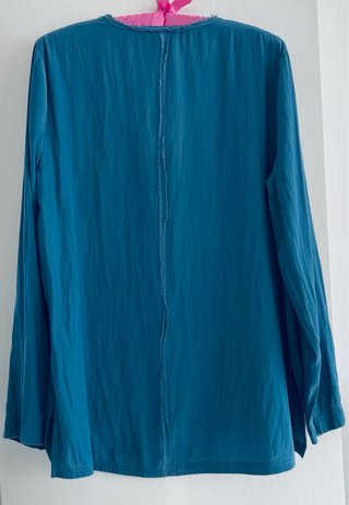 Camiseta American Vintage Azul Petróleo Talla M