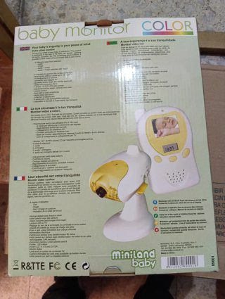 Miniland Baby Monitor Color Video Vigilancia