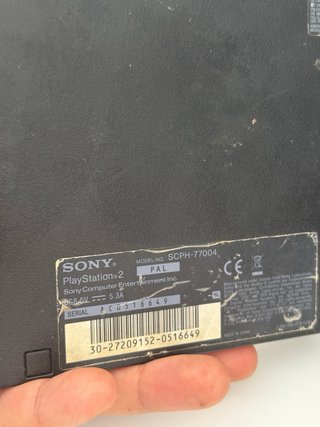 Playstation 2 SCPH-77004 Negra Completa