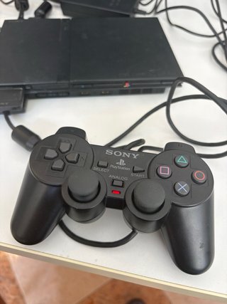 Playstation 2 SCPH-77004 Negra Completa