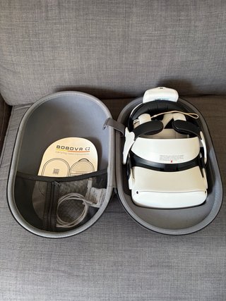 Meta Quest 2 256GB + BOBOVR M2 Pro + Custodia + Batteria