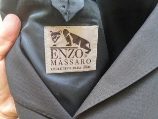 Chaqueta americana hombre negra