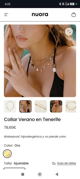 Collar Verano Tenerife Nuora