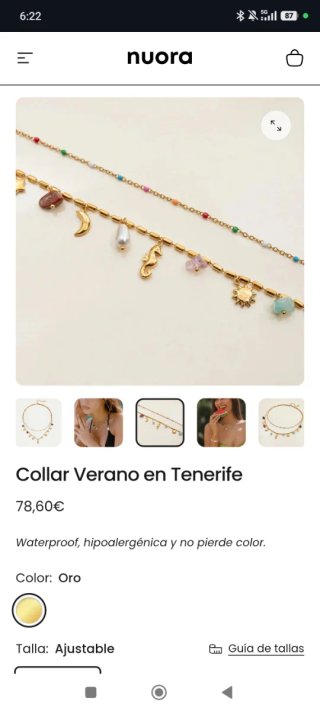 Collar Verano Tenerife Nuora