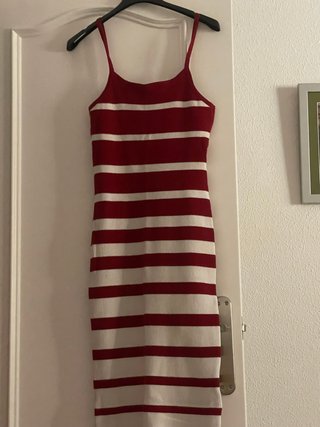 Vestido de tirantes a rayas