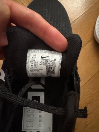 Zapatillas Nike Pegasus 39 Negras Blancas