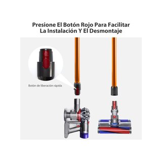 Tubo extensión rígido compatible Dyson aspiradora