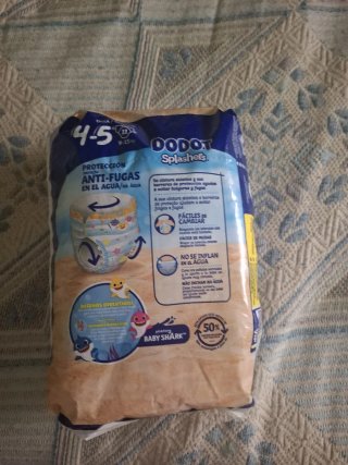 Pañales Dodot Splashers Talla 4-5 (9-15kg)