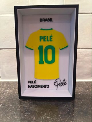 Quadro Pelé Brasil Maglia 10