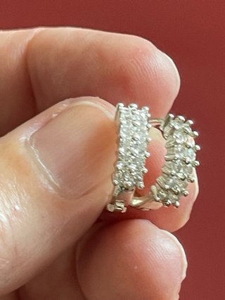 Pendientes Aro Plata 925 Circonitas