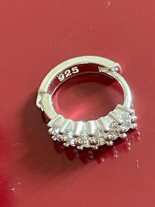 Pendientes Aro Plata 925 Circonitas