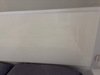 Cabecero cama 150cm lacado blanco moderno
