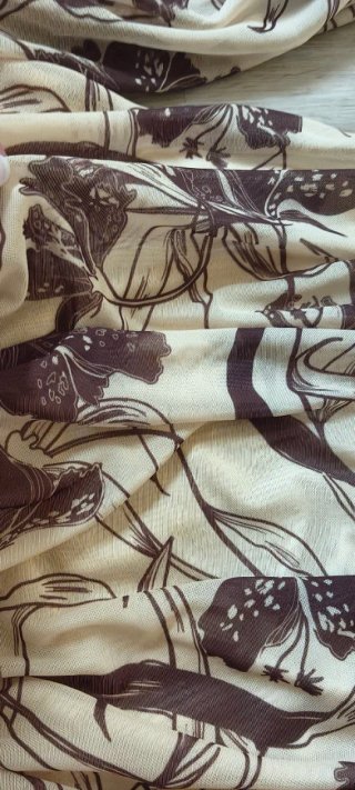 Vestido Zara Fruncido Estampado