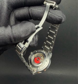 Oris Aquis Date Relief Cherry
