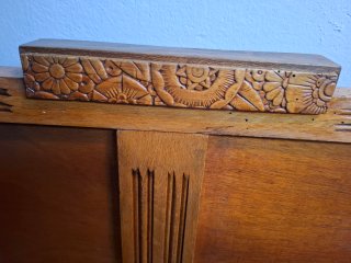 Cabecero y piecero de madera