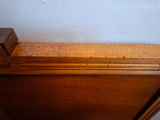 Cabecero y piecero de madera