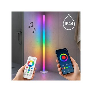 Mimotec lámpara de pie RGBIC regulable USB