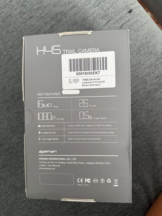 Cámara de caza Apeman H45 16MP
