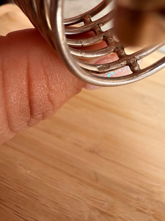 Anillo Plata 925 con Piedras nacar