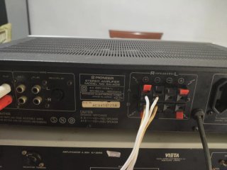 Amplificador Pioneer CA-408 Plata
