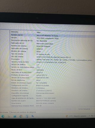PC Portátil Lenovo