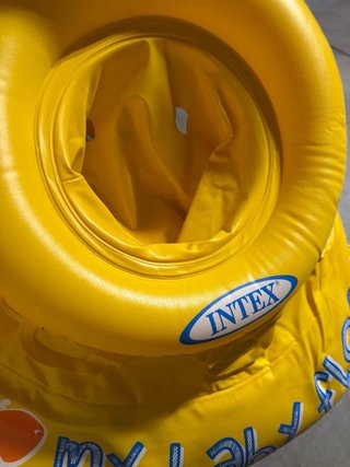 Flotador inflable Intex amarillo para bebé
