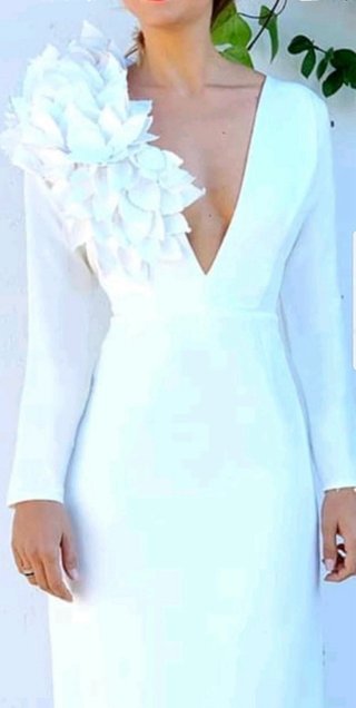 Vestido de fiesta blanco