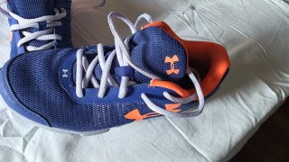 Zapatillas Under Armour Mujer Azul/Naranja
